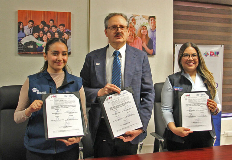 Firman DIF Estatal e Instituto Chihuahuense de la Juventud convenio para el fortalecimiento de las familias