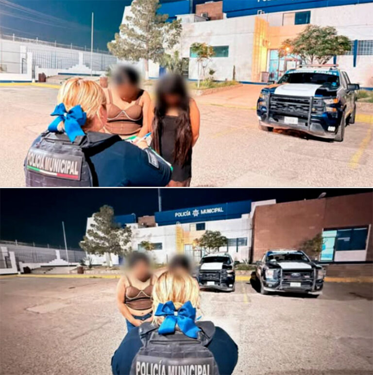 Resguardan Policías Municipales a mujer y una adolescente tras ser abandonadas en la ciudad durante la madrugada