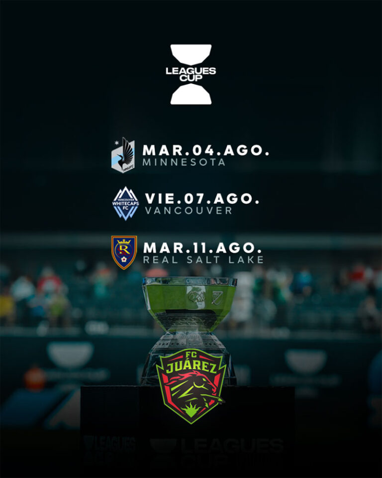 Listo el calendario de Bravos para la Leagues Cup 2026