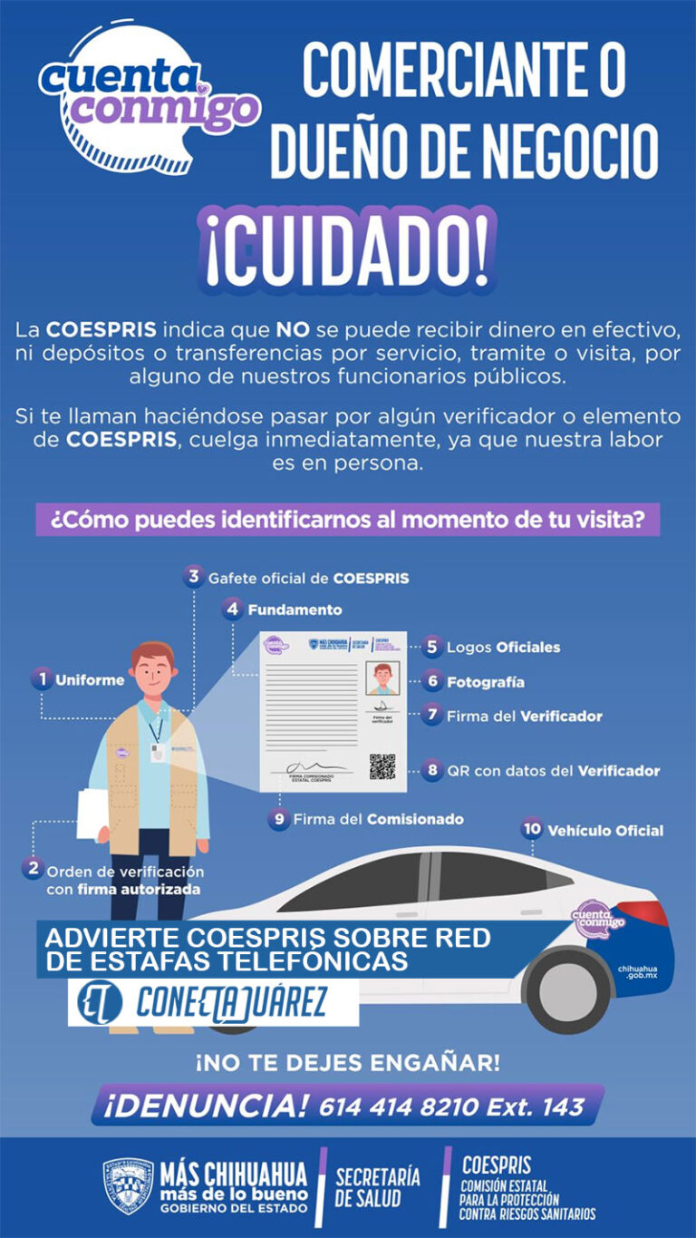 Advierte Coespris sobre red de estafas telefónicas en su nombre