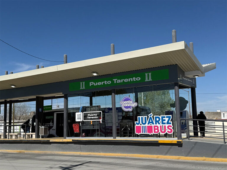 CAM Móvil de JuárezBus realizará jornada de credencialización en estaciones Desierto de Kavir y Puerto Tarento