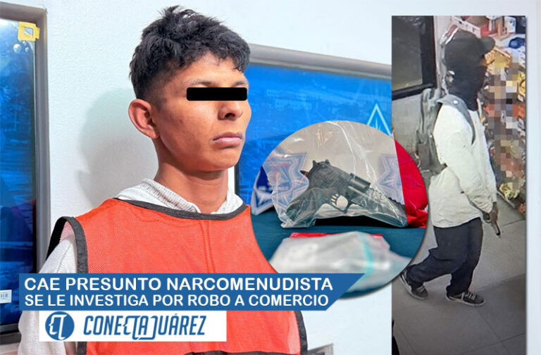 Policías Municipales detienen a presunto narcomenudista; será investigado por diversos asaltos a comercio