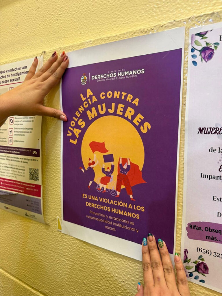 Derechos Humanos busca sensibilizar sobre la conmemoración del mes de la mujer