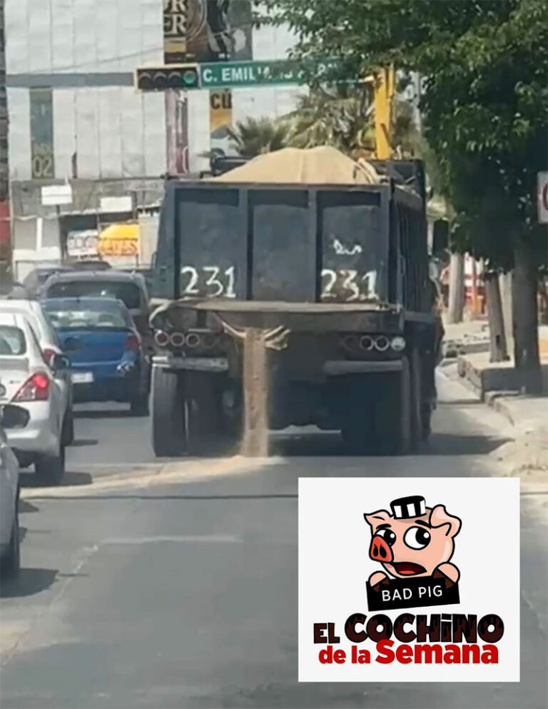 Reportan dos nuevos casos en “El Cochino de la Semana” por contaminación desde vehículos