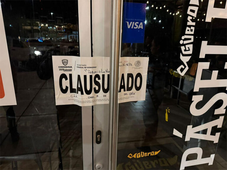 Realiza Gobernación estatal 334 inspecciones y clausura 16 establecimientos durante la última semana