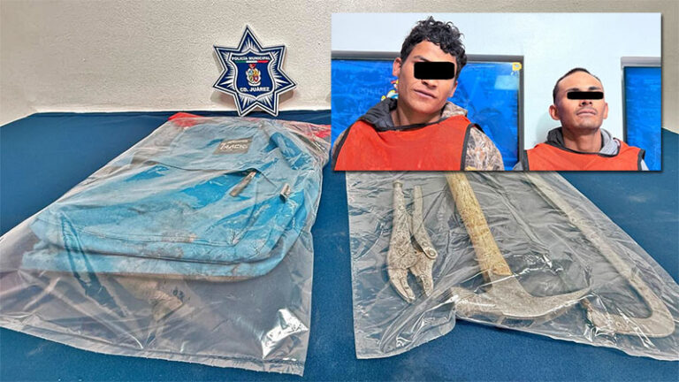 Policías Municipales frustran robo de autopartes en empresa de la colonia Granjas Polo Gamboa