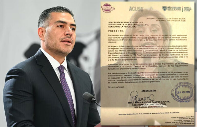 Maru Campos desconocía presencia de la CIA en Chihuahua: Harfuch