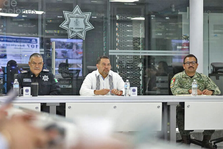 Encabeza el Presidente Pérez Cuéllar reunión de la Mesa de Seguridad