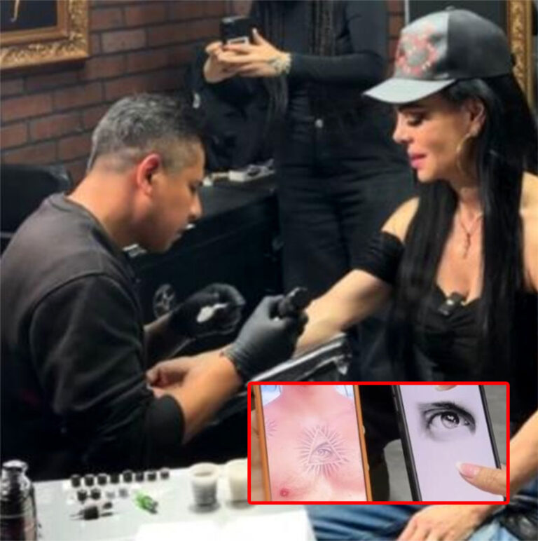 Llevará por siempre su mirada al tatuarse el ojo de su hijo Julián