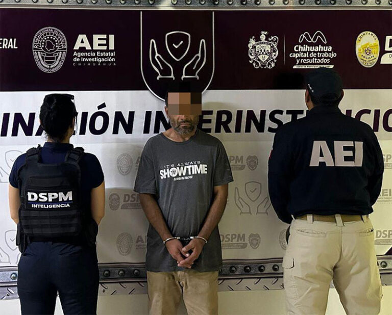 Detiene AEI a hombre por feminicidio en hotel de la Av. Tecnológico