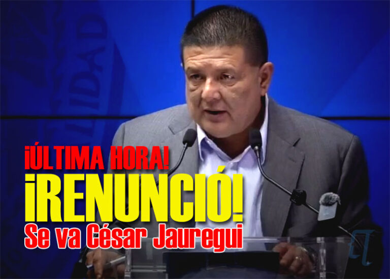 Puso en la mesa su renuncia