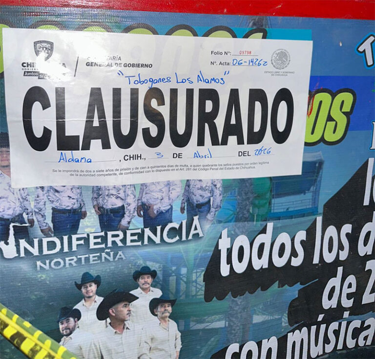 Realiza Gobernación Estatal 202 inspecciones y clausura 9 establecimientos durante la última semana