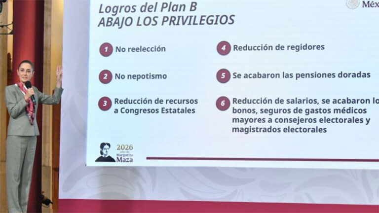 Sheinbaum feliz por aprobación del Plan B