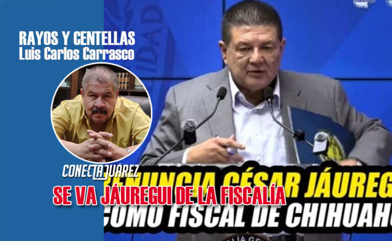 SE VA JÁUREGUI DE LA FISCALÍA