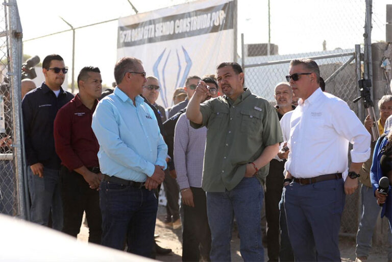 Visita el Presidente Pérez Cuéllar obra del Parque de Policías Club Guardianes Juárez