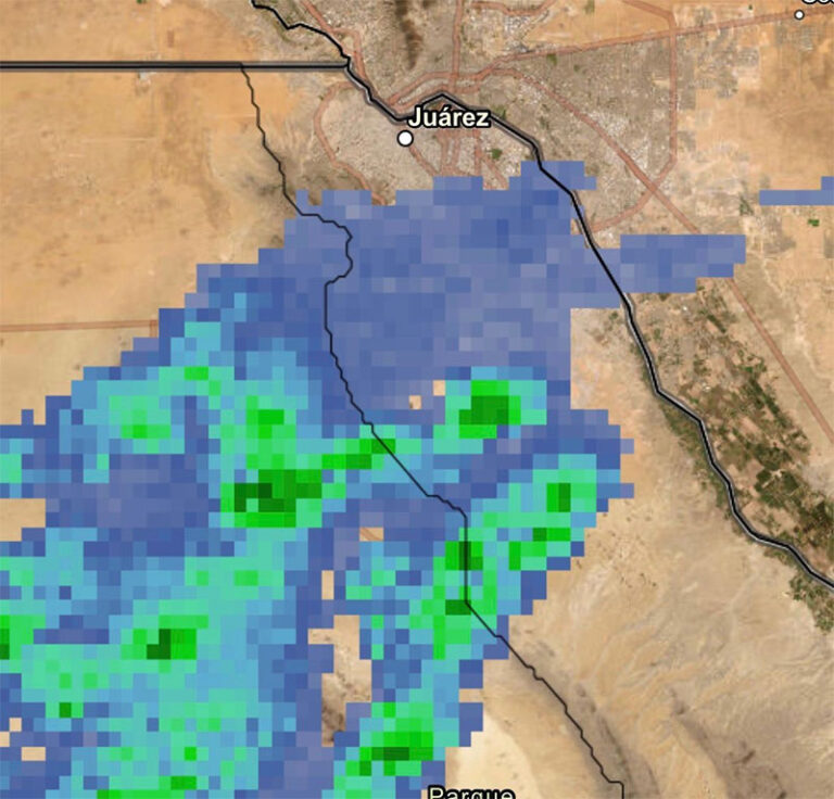Alerta meteorológica en Ciudad Juárez: prevén lluvias, viento fuerte y posible granizo este sábado