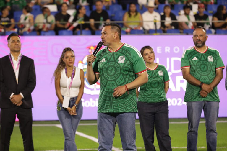Inaugura el Presidente Pérez Cuéllar la Xokerball Americup 2026