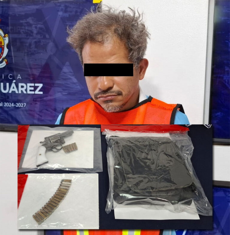 Arrestan a motociclista armado en la colonia Manuel Valdez