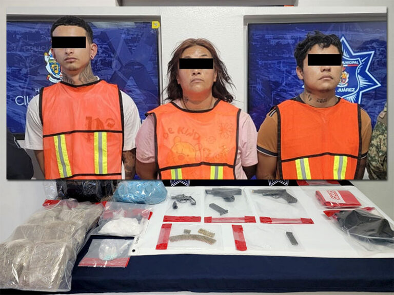 Operativo Interinstitucional detuvo a tres personas en posesión de armas de fuego y drogas