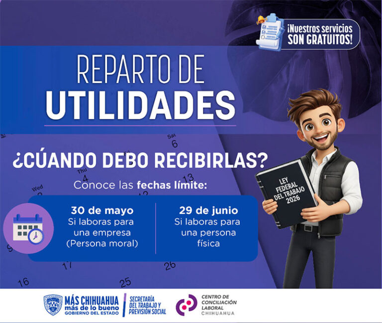 Este sábado es la fecha límite para la entrega de utilidades: STPS