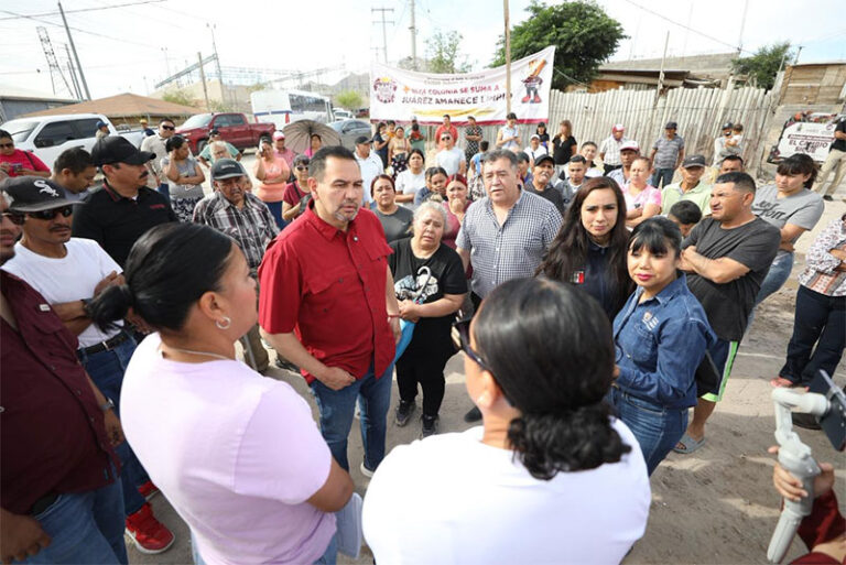 Juárez amanece limpio llega a la colonia Juanita Luna en el norponiente de la ciudad