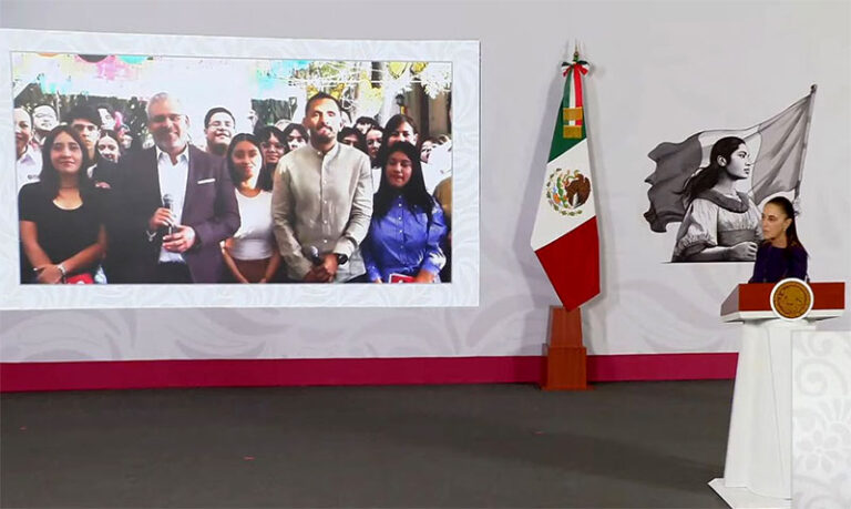 Participa IMJJ en la mañanera de la Presidenta Claudia Sheinbaum con maratón de lectura