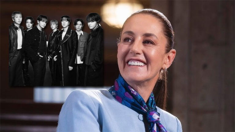 Sheinbaum recibirá en Palacio Nacional a BTS