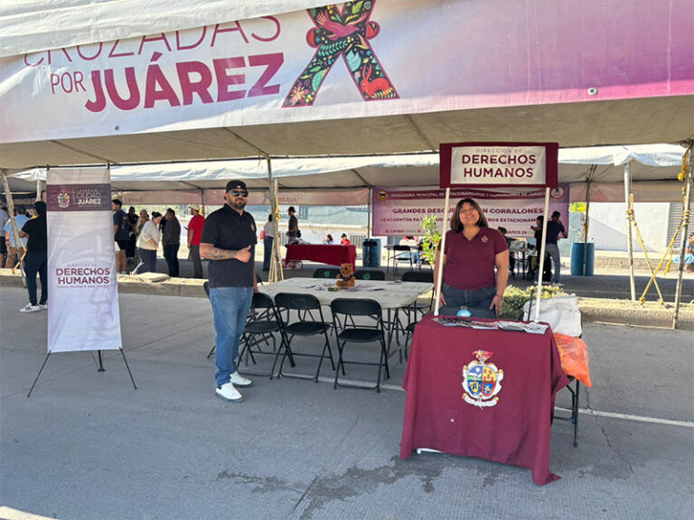Derechos Humanos participó activamente en la Cruzada por las Causas