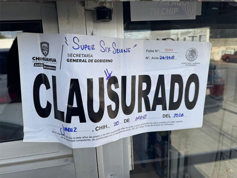 Realiza Gobernación Estatal 291 inspecciones y clausura 6 establecimientos durante la última semana