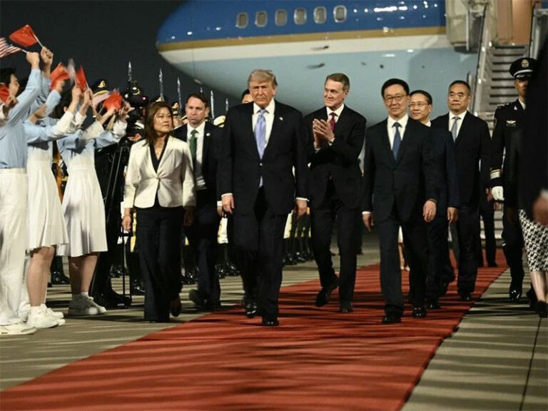 Trump llega a Beijing