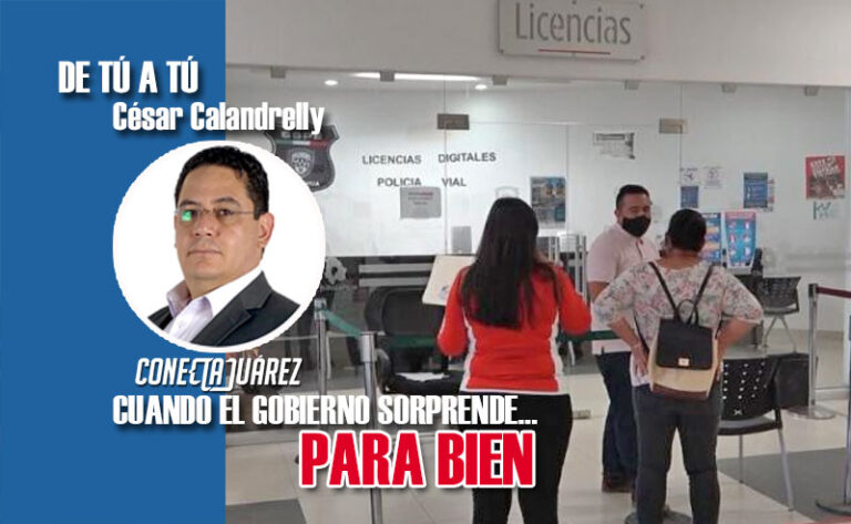 CUANDO EL GOBIERNO SORPRENDE… PARA BIEN