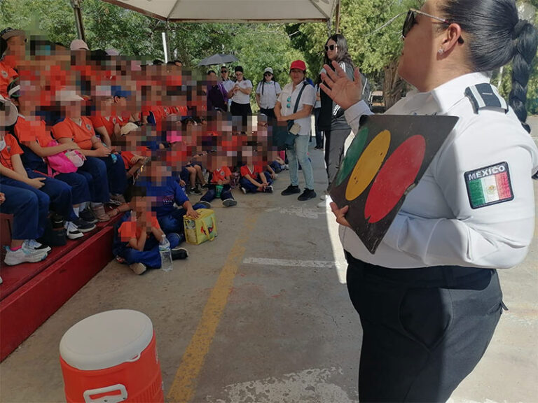 Visita Colegio Milema la Escuela Vial