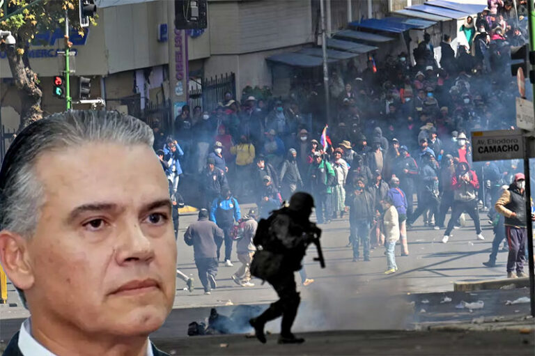 En medio de disturbios asume la seguridad del Estado en Bolivia