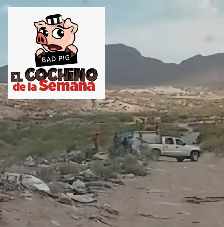 Cochino de la Semana pone en evidencia a quienes ensucian la ciudad