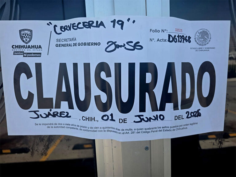 Clausuran la Cervecería 19, ya es cliente frecuente