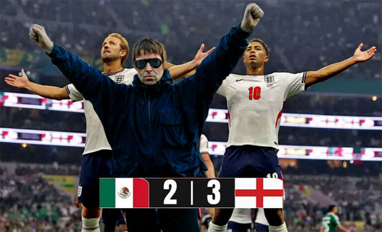Triunfo de Inglaterra y la reacción de Liam Gallagher