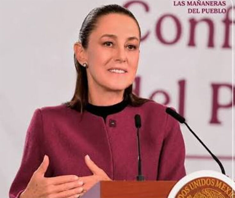 Sheinbaum le responde a Milei: “No hay ninguna campaña”