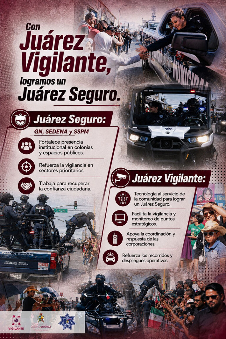 Mantiene SSPM estrategias de seguridad para fortalecer un Juárez Seguro
