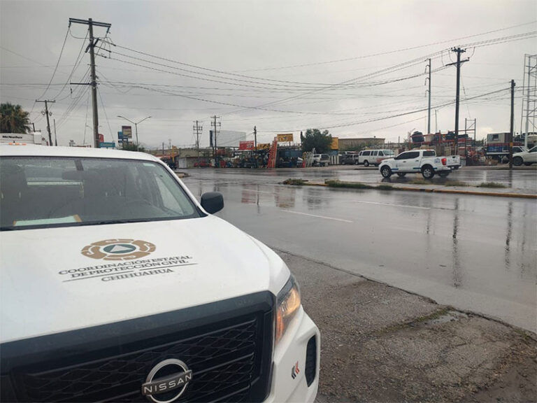 Mantiene CEPC vigilancia por lluvias y fuertes vientos durante inicio de semana
