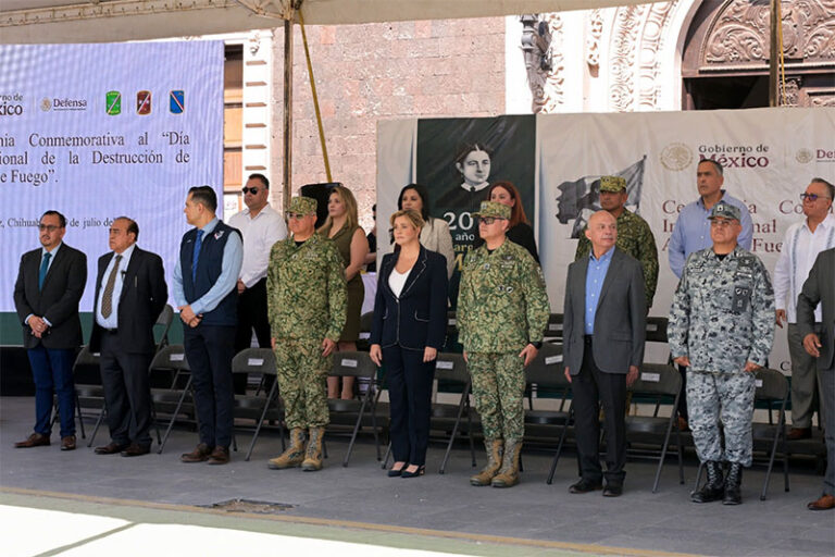 Conmemoran el Día Internacional de la Destrucción de Armas de Fuego en Ciudad Juárez