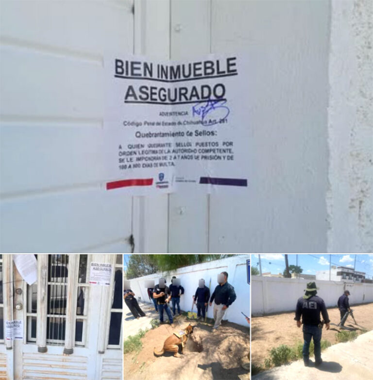 Localiza FGE osamenta durante cateo a vivienda de la colonia Del Futuro