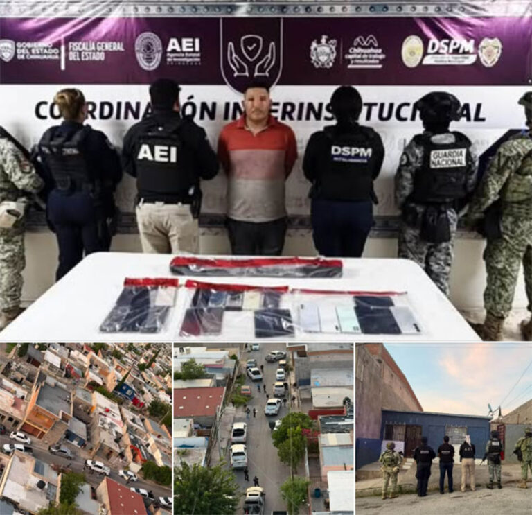 Asegura FDZC 24 teléfonos celulares y equipo de sonido durante cateo en la colonia Unidad