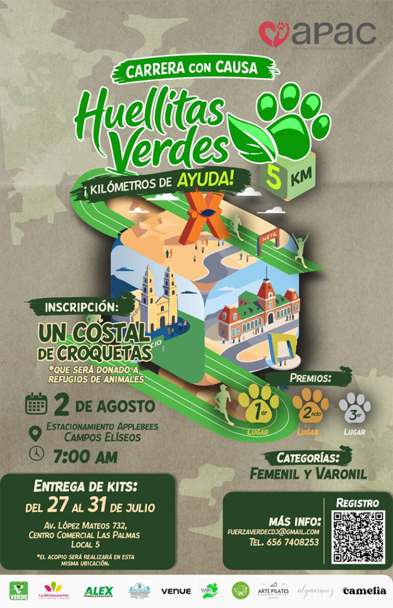 Invita el Partido Verde a carrera “huellitas verdes: kilómetros de ayuda”, en beneficio de refugios de animales