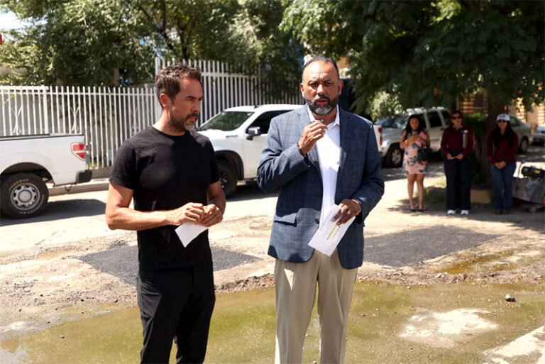 Supervisa alcalde programa de bacheo permanente