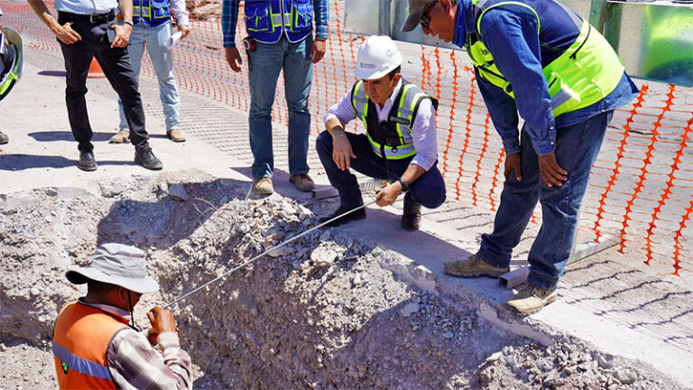 Avanza SCOP en la cimentación del Paso Superior de la avenida Palestina
