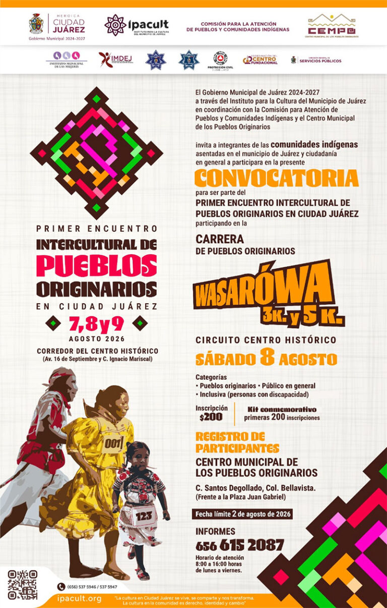 Invitan a la carrera Wasarówa durante el Primer Encuentro Intercultural de Pueblos Originarios