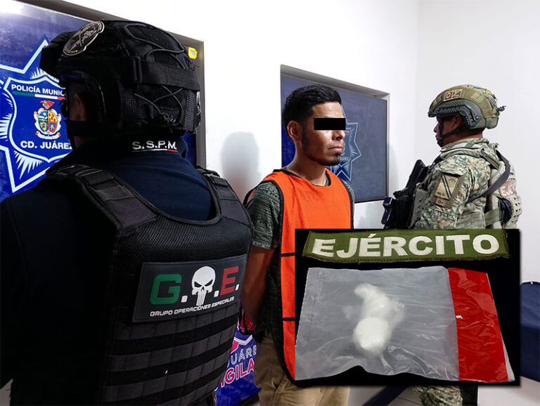 Mediante operativo BOI detienen a sujeto por delitos contra la salud