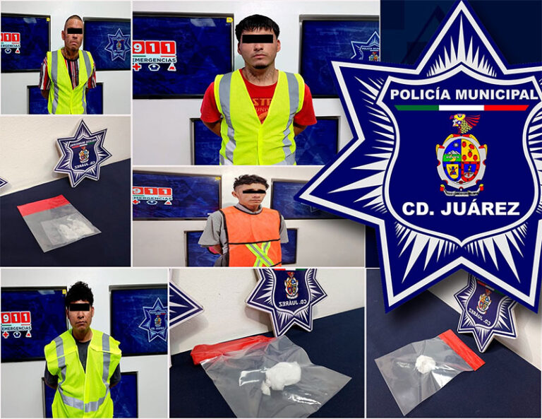 Arrestan a cuatro personas acusadas por delitos contra la salud