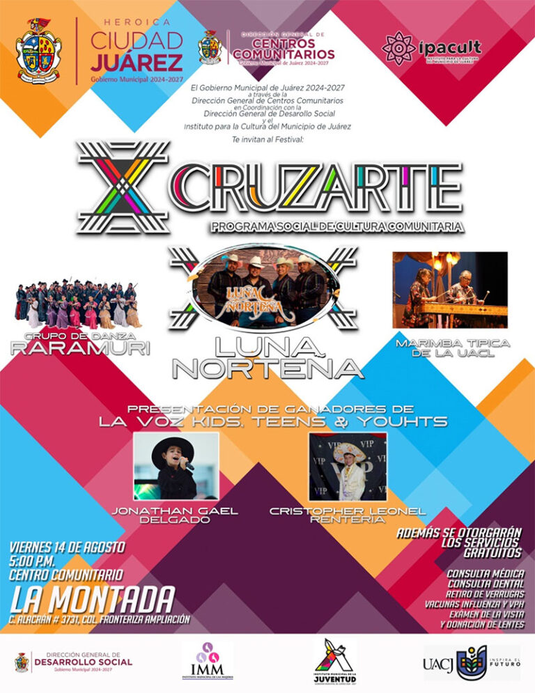 Llega el viernes el festival Cruzarte al Centro Comunitario La Montada