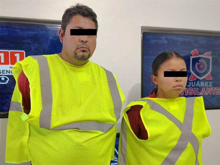 A través del programa “Juárez Vigilante” se logra ubicar vehículo que participó en el robo de una estética; detenidos serán investigados
